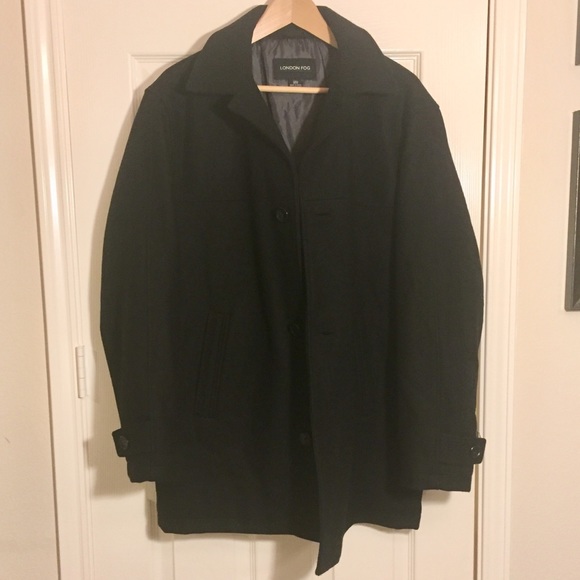 London Fog size M black coat - Picture 3 of 7